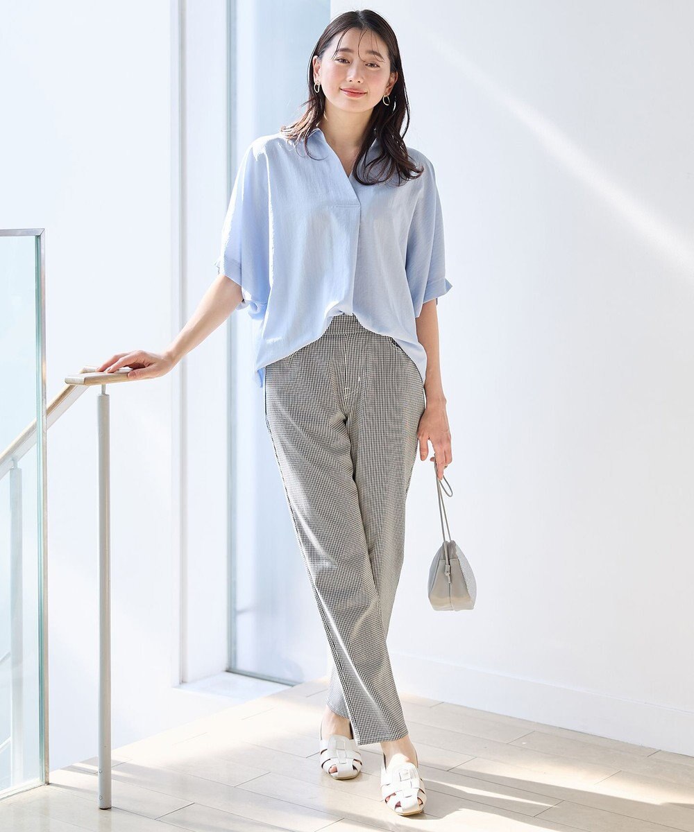 ANY L 【新色追加/洗濯機可/UVカット/ウエストゴム/ストレッチ】7daysデイリーパンツ 