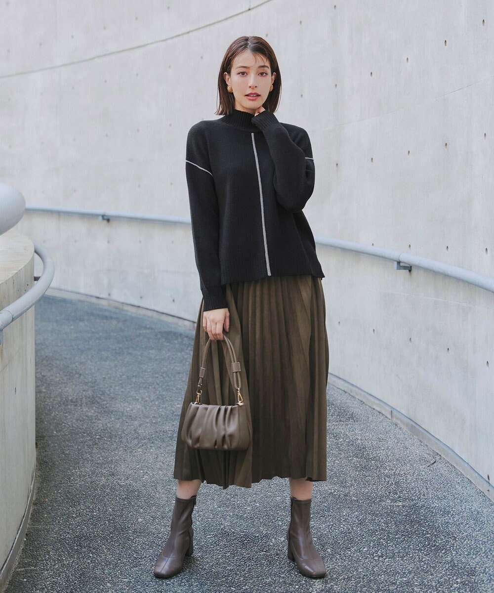 Tiaclasse 【安田美沙子さん着用・2WAY】ギャザーワンハンドルバッグ 