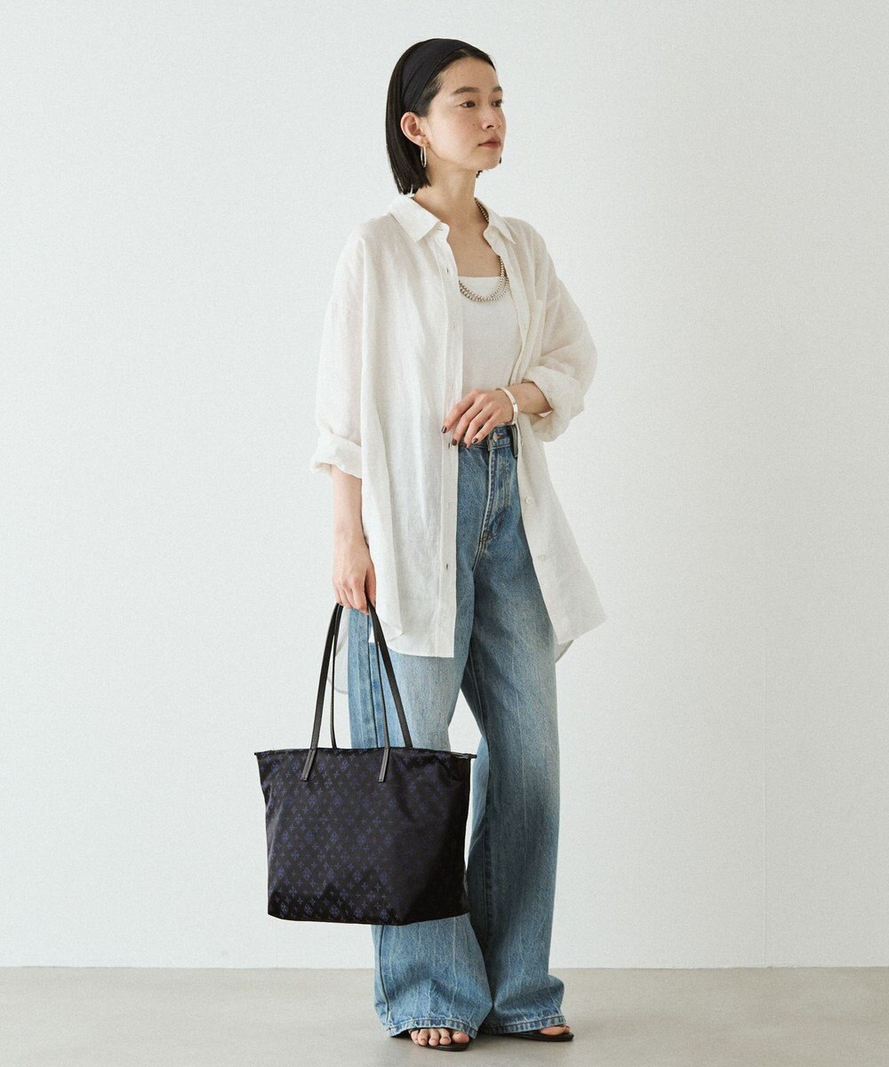 russet ＜380g/軽量＞ファスナー付きナイロントートバッグ(CE-1568) 