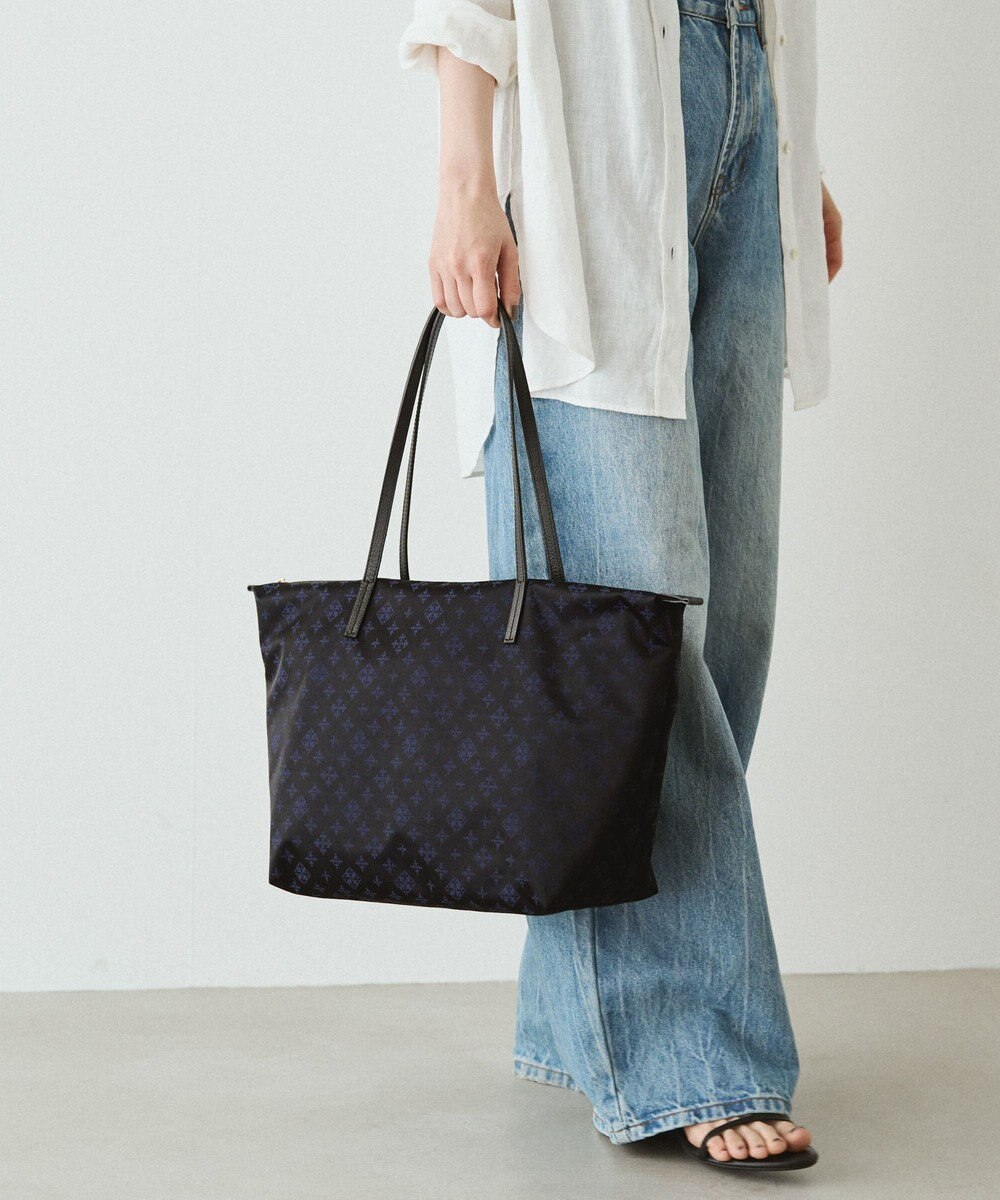 russet ＜380g/軽量＞ファスナー付きナイロントートバッグ(CE-1568) 