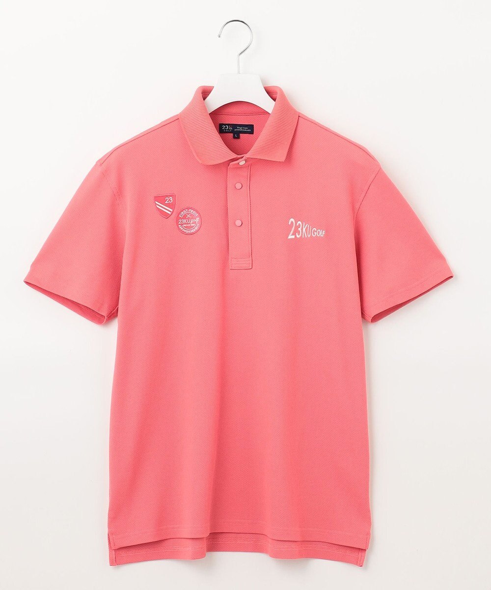 23区GOLF 【MEN】ハニカムカノコ半袖ポロシャツ 