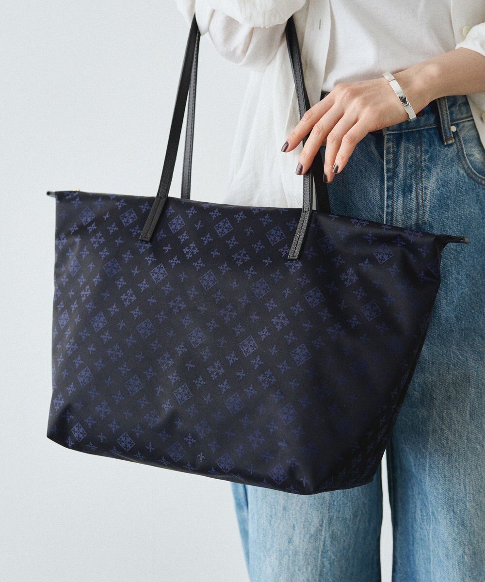 russet ＜380g/軽量＞ファスナー付きナイロントートバッグ(CE-1568) 