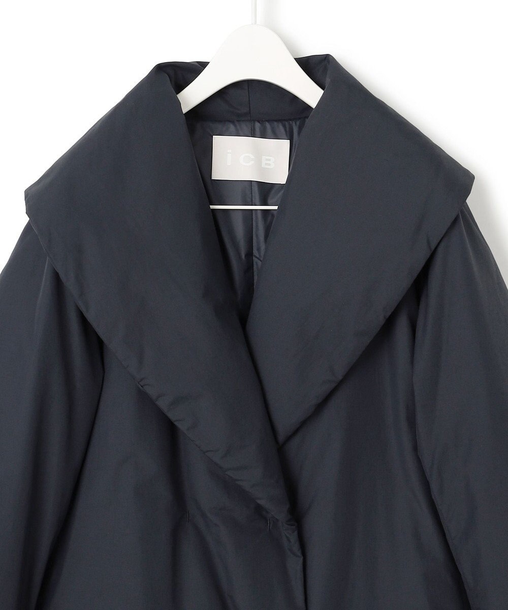 ICB 【撥水加工】ADS ダウン ショールカラーロングコート 