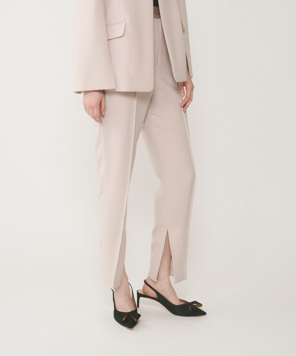 GRACE CONTINENTAL インサイドスリットスリムパンツ 