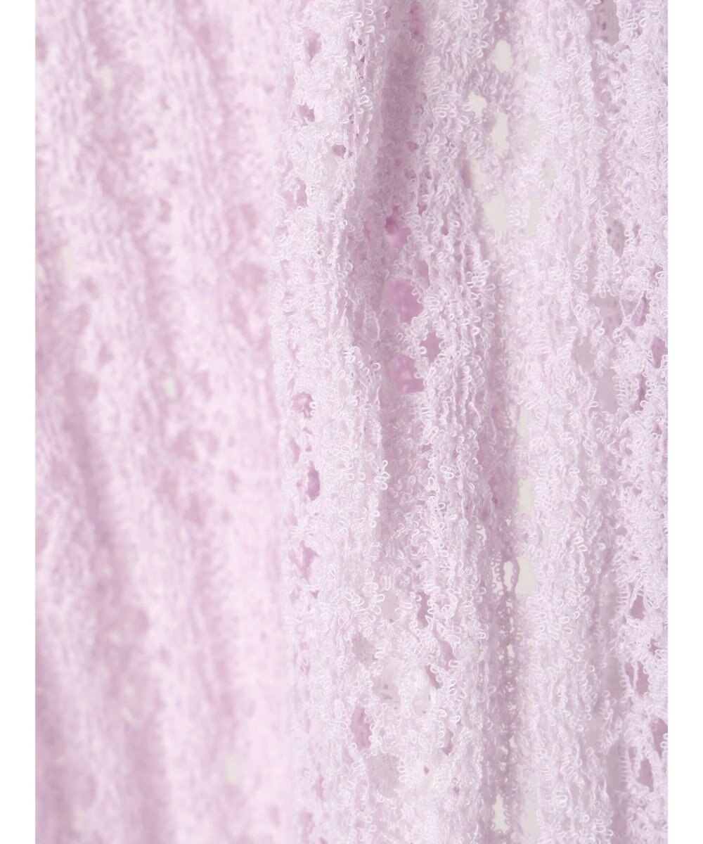 earth music&ecology テープヤーンリボンカーディガン 