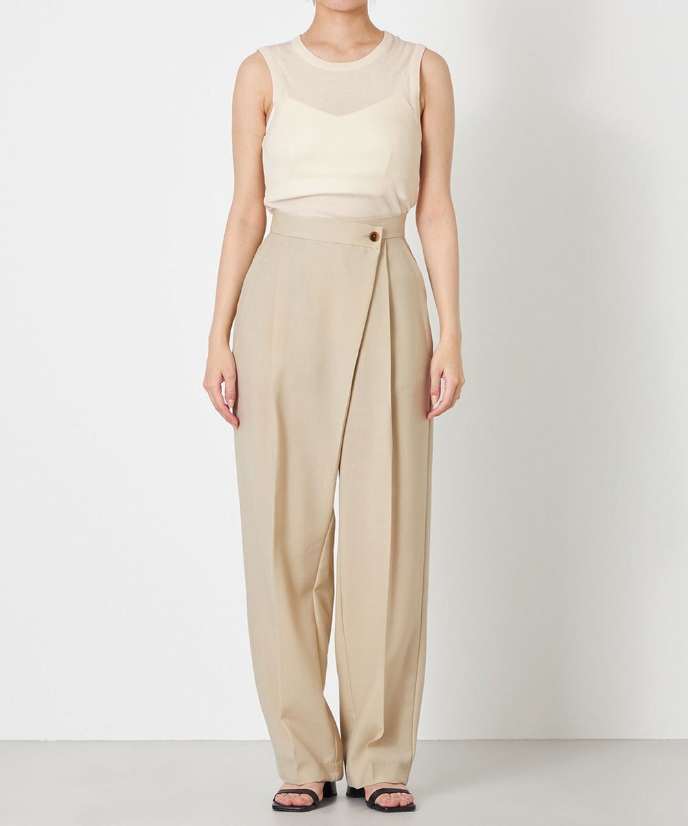 NAVE 【Nave・セットアップ可】ウールポリエステルツイルパンツ 