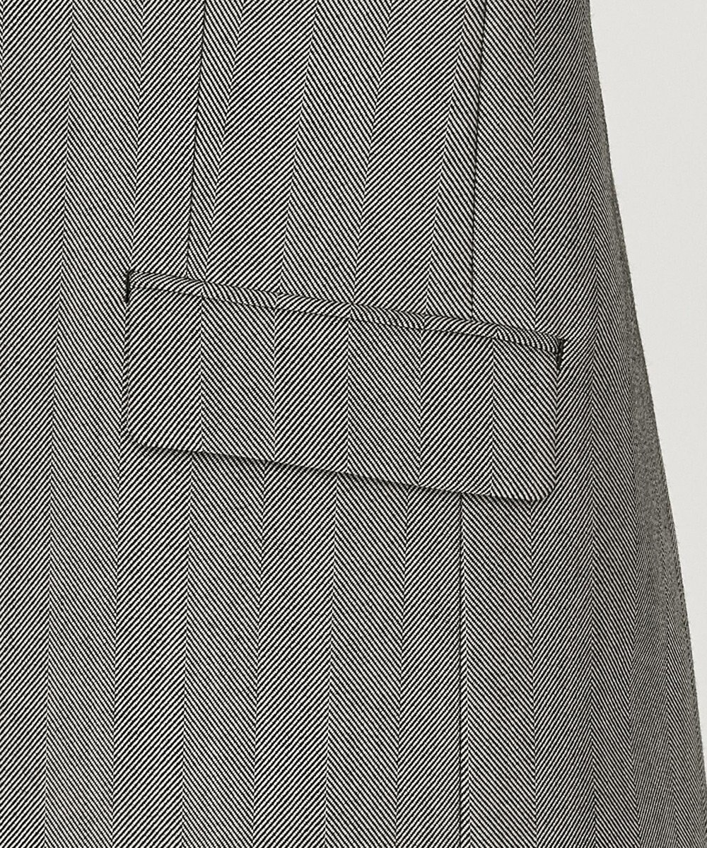 uncrave ヘリンボーンスーツ ジャケット（uncrave WHITE） 