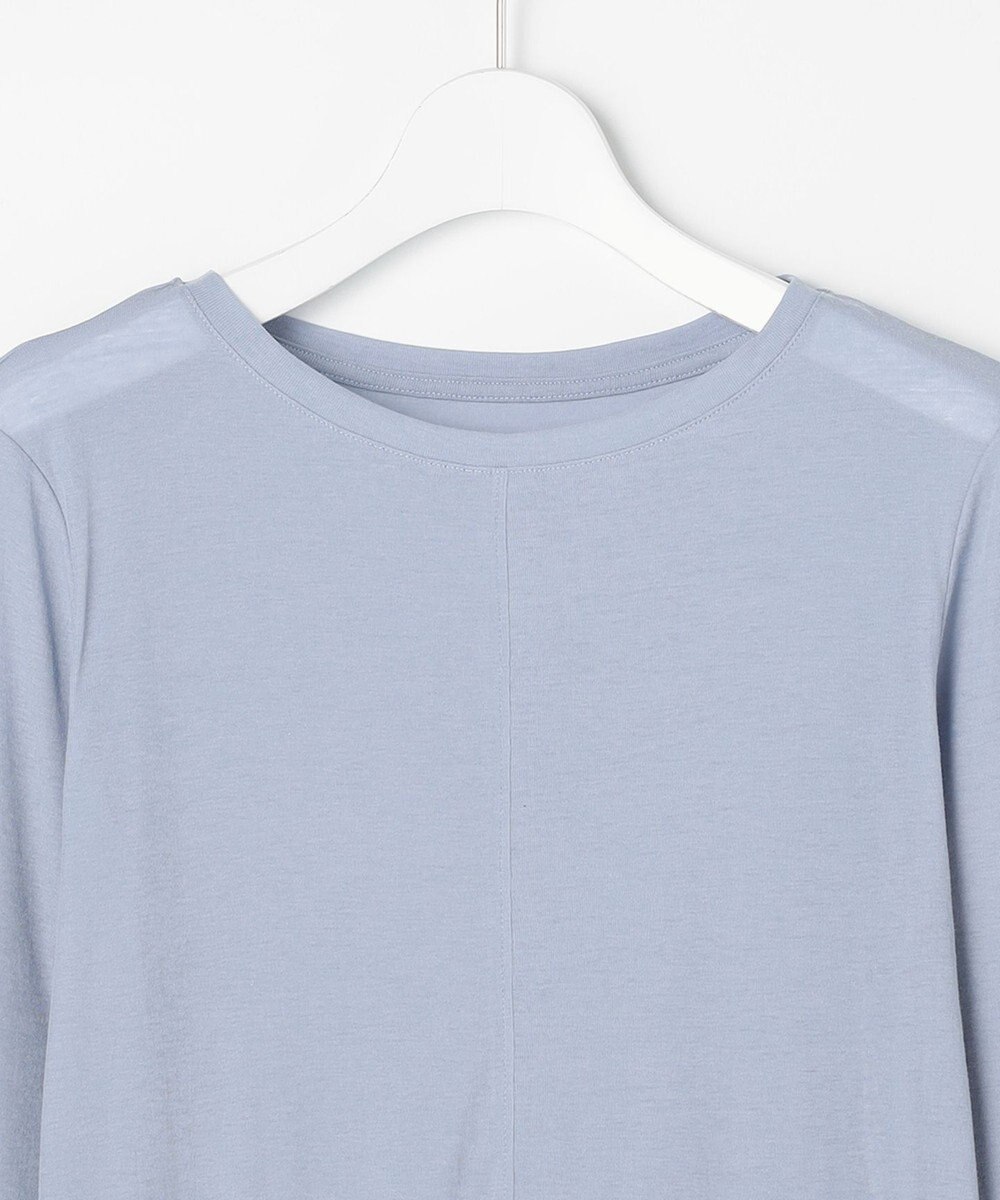 J.PRESS LADIES 【WEB限定】シアーストレッチフライス クルーネック シアー カットソー 