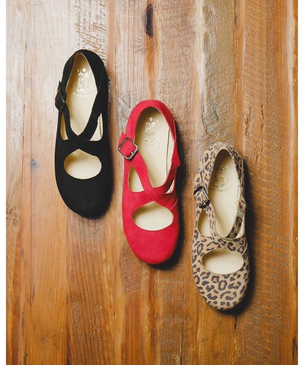 BONTRE 【BONTRE/ボントレ】スエードクロスバブーシュ/50303-VA 