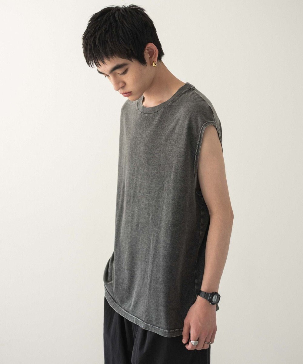 WEGO 【ユニセックス着用ITEM/MLサイズ展開/綿100%】スリーブレスコットンT 