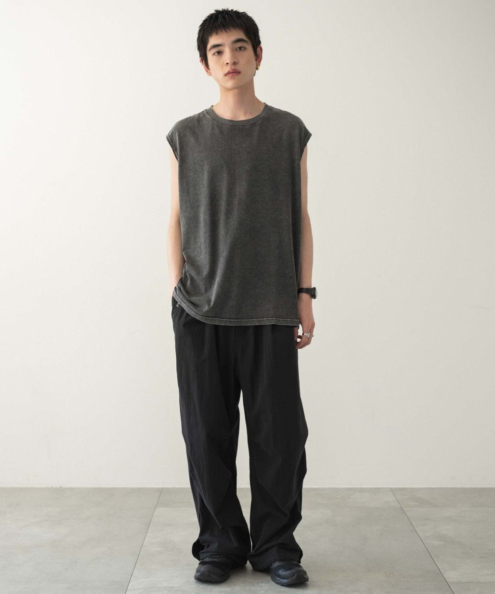 WEGO 【ユニセックス着用ITEM/MLサイズ展開/綿100%】スリーブレスコットンT 