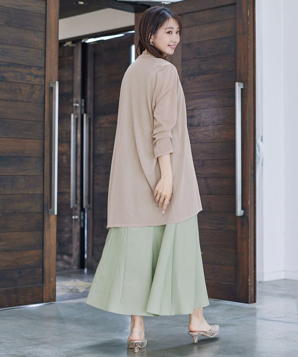 Tiaclasse 【洗える】裾フレアAラインワンピース 