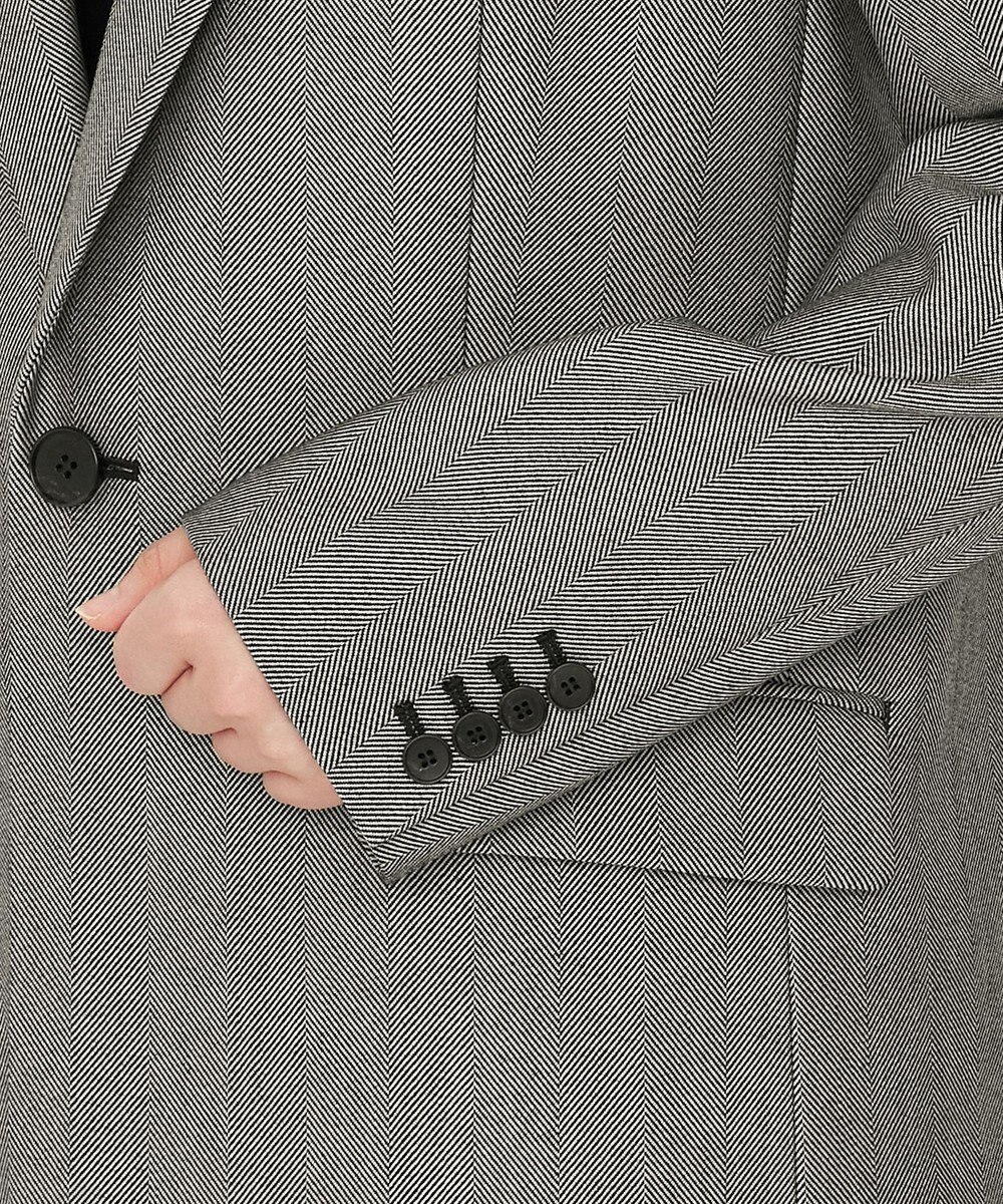 uncrave ヘリンボーンスーツ ジャケット（uncrave WHITE） 