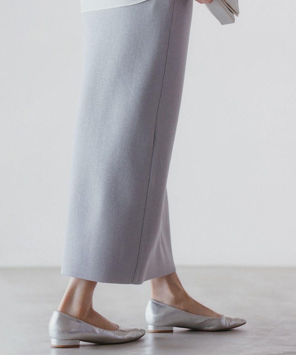 UNFILO 【MAG×スタイリストコラボ】イージーケアシャツ×ラメIラインスカート 