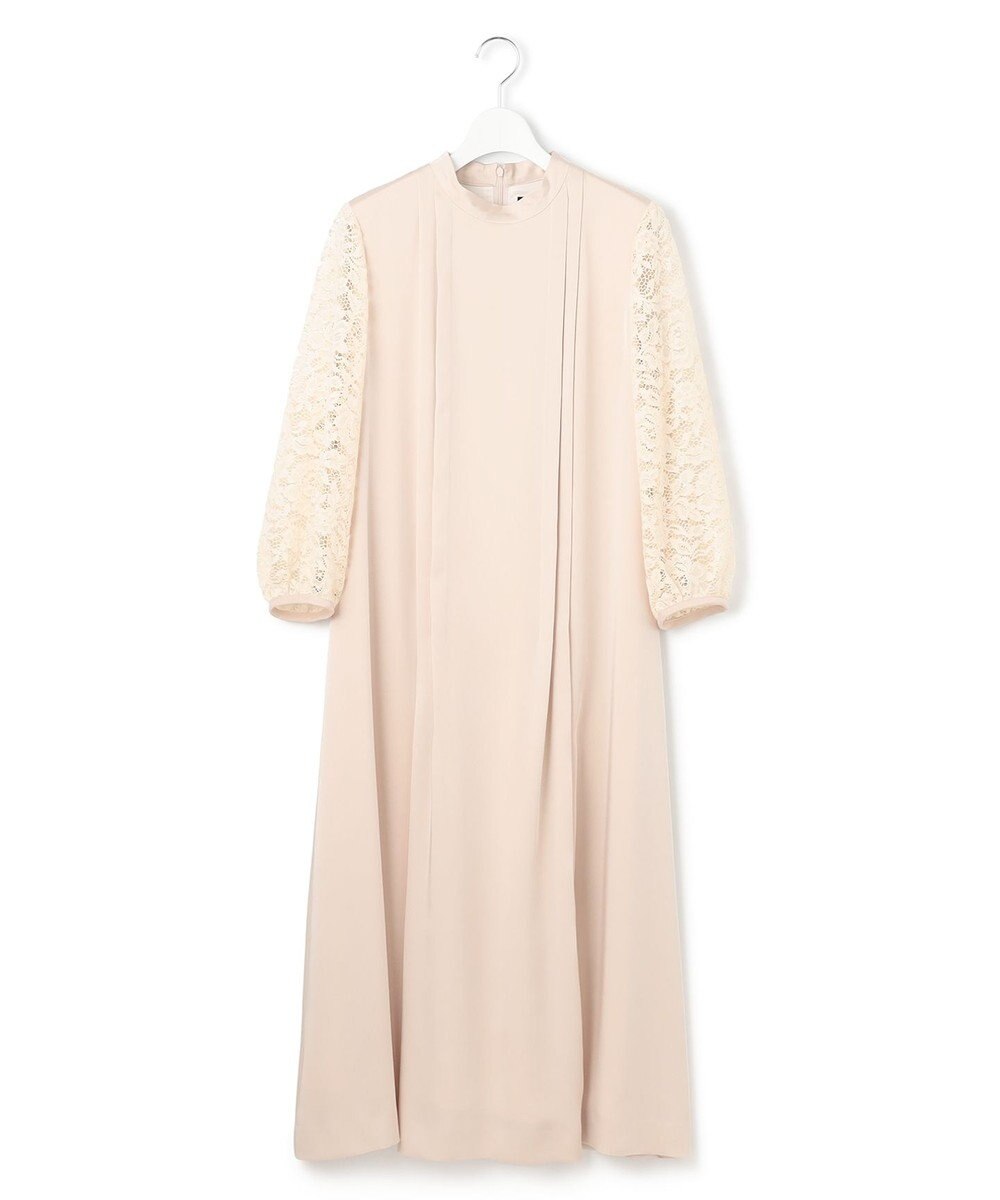 23区 【APPLAUDIR】ノーブルサテン レースコンビドレス 