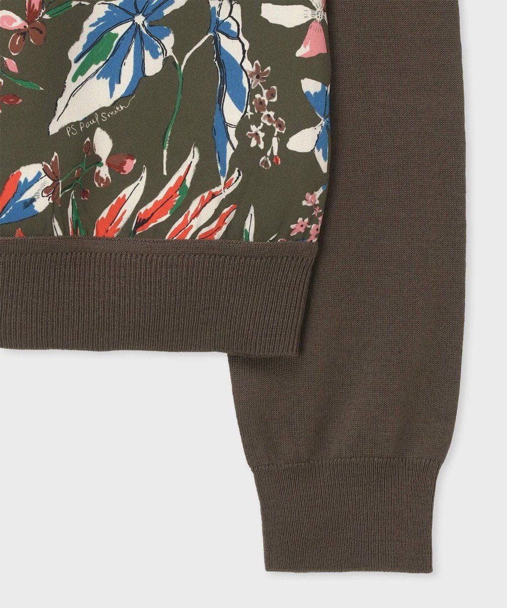 Paul Smith Number Floral コンビ カーディガン 