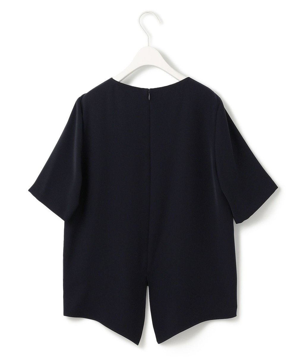 ICB 【UVカット・防シワ・洗える】ライトダブルクロス Tブラウス 