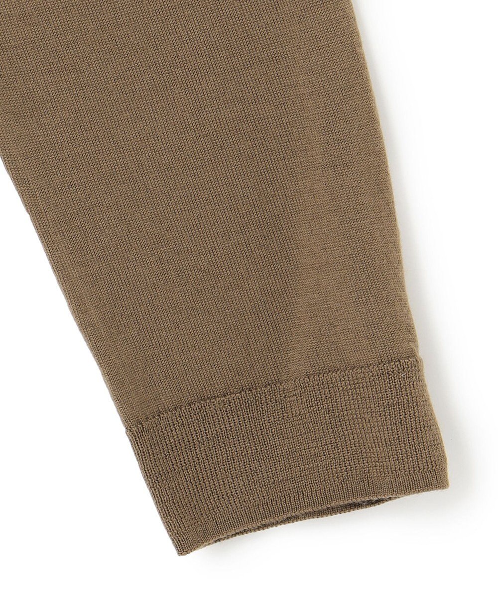 JOSEPH HOMME LIGHT MERIONS KNIT POLO LONG SLEEVE 