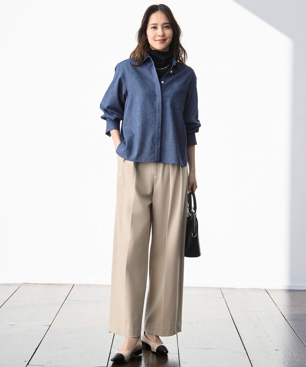 自由区 L 【SHIHOさん着用・着回し抜群】シアーツイストインナー トップス 