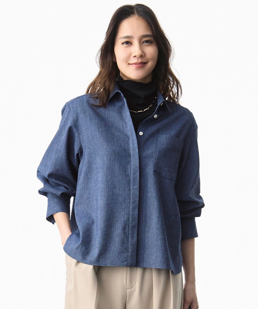 自由区 L 【SHIHOさん着用・着回し抜群】シアーツイストインナー トップス 