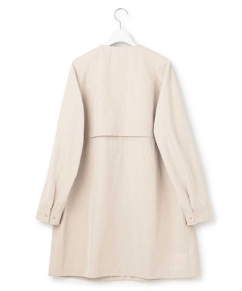 23区 【撥水加工】ライトツイル ノーカラーコート 