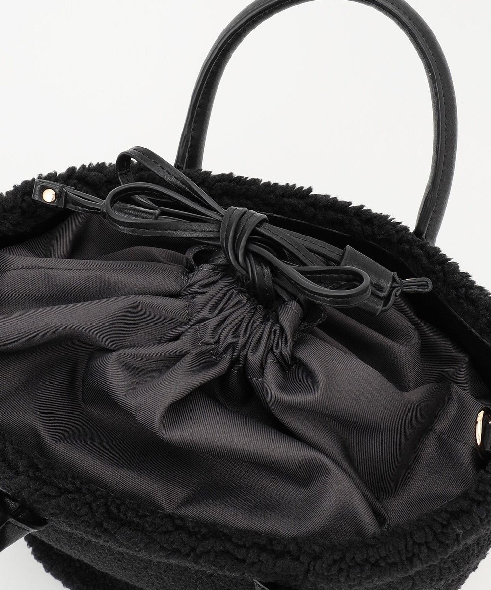 LA BAGAGERIE エコファー　バケツハンドバッグ 