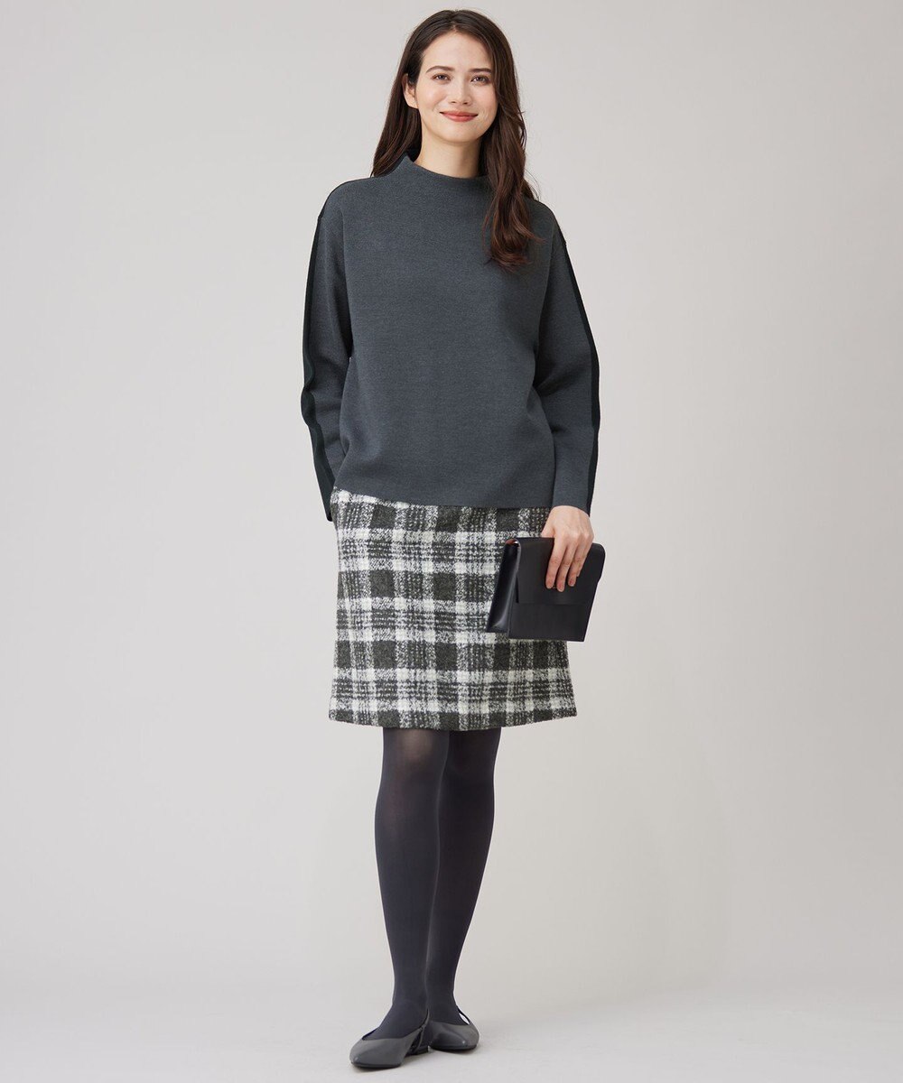 自由区 L BALLIループミルドチェック スカート 