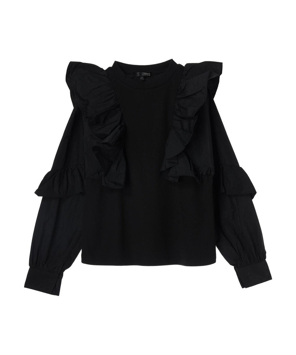 Green Parks ・ＳＵＧＡＲ　ＳＰＯＯＮ　ラッフルキリカエプルオーバー 