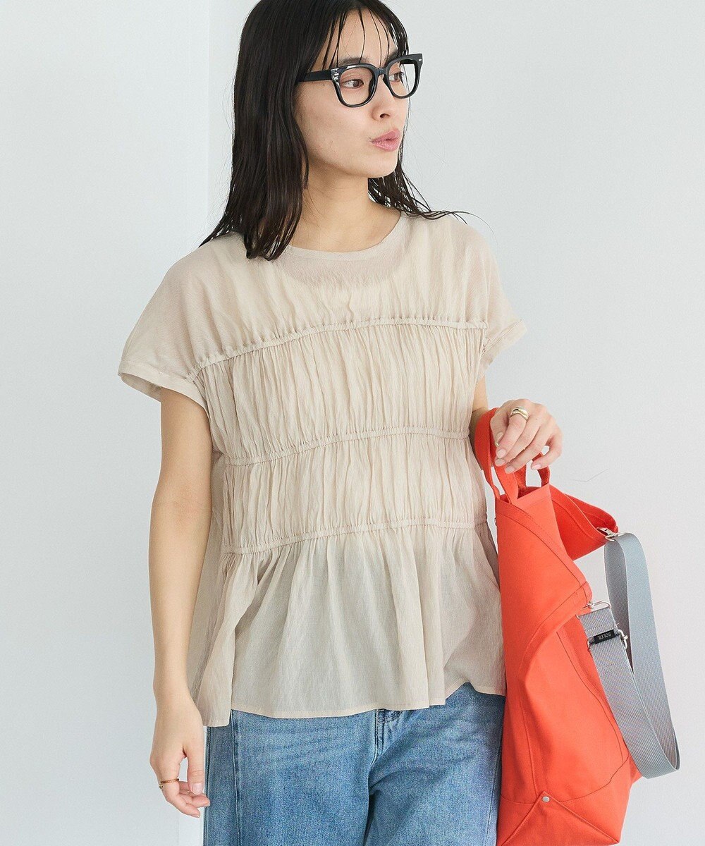 CRAFT STANDARD BOUTIQUE ヴィンテージボイルギャザーブラウス 