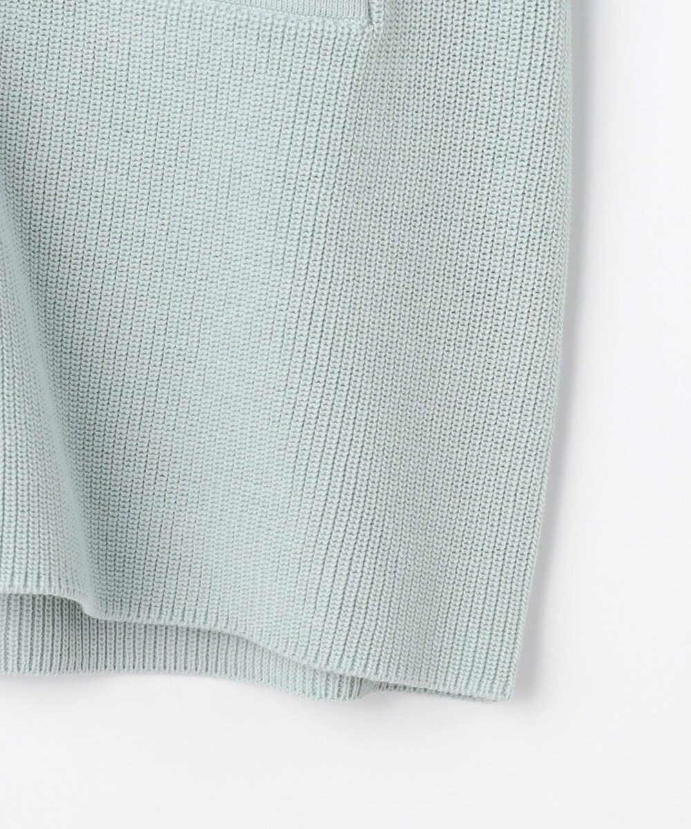 J.PRESS LADIES ORGANIC GASS COTTON クルーネック カーディガン 