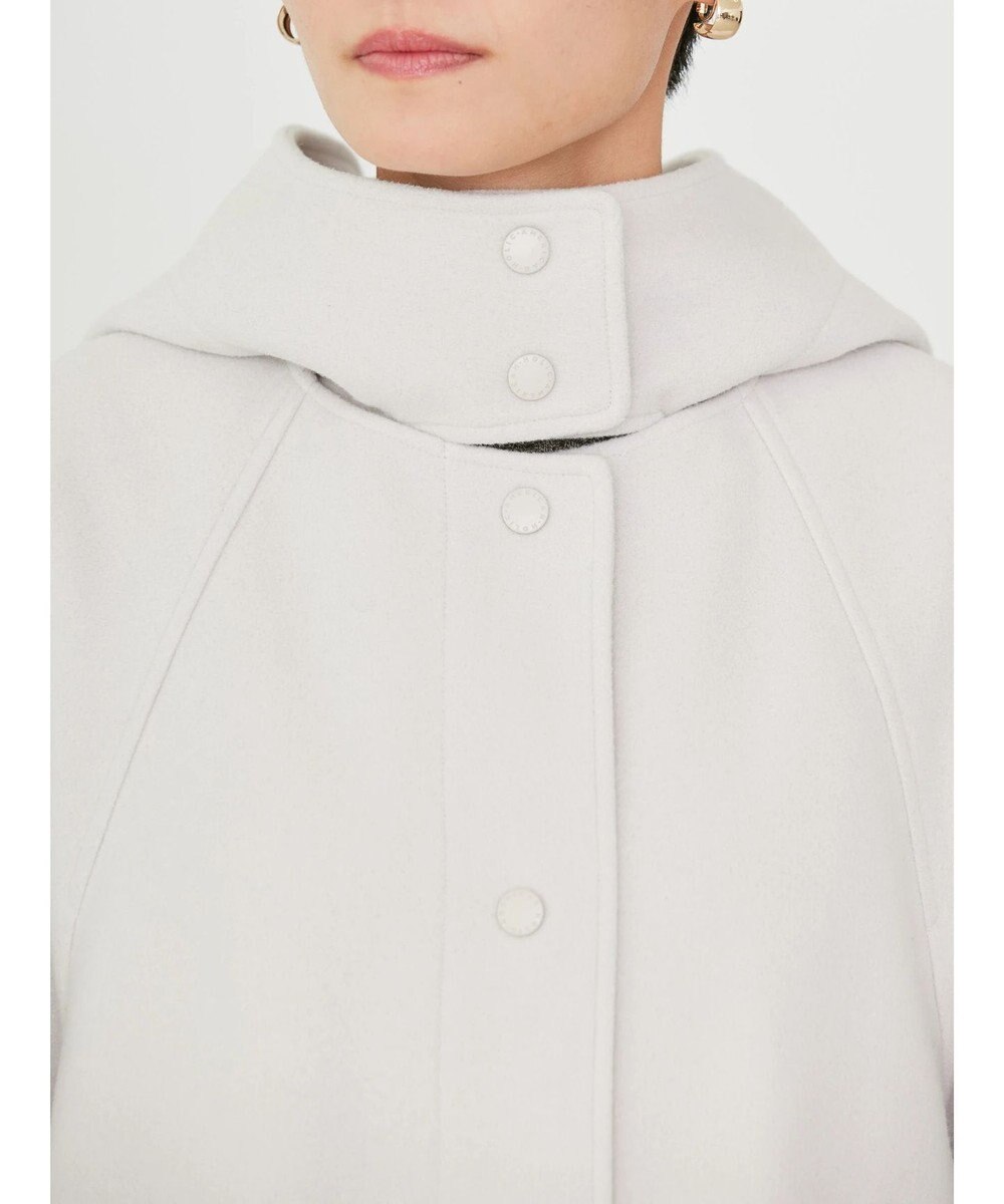 AMERICAN HOLIC 中空ＦＩＢＥＲ２ＷＡＹフード付きコート 