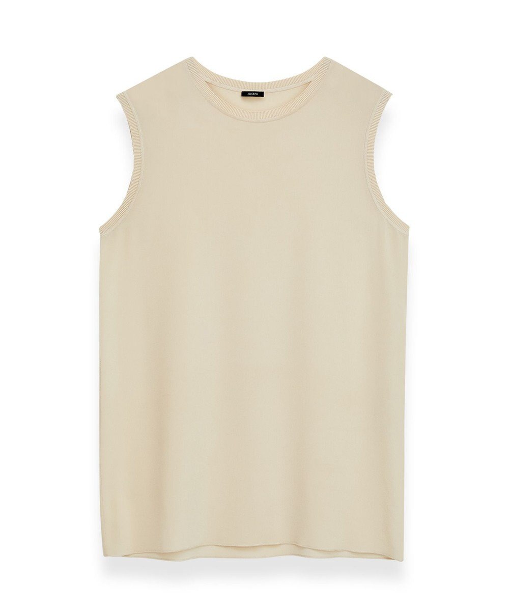 JOSEPH クレープ  ド  ソワ　スリーブレス 
