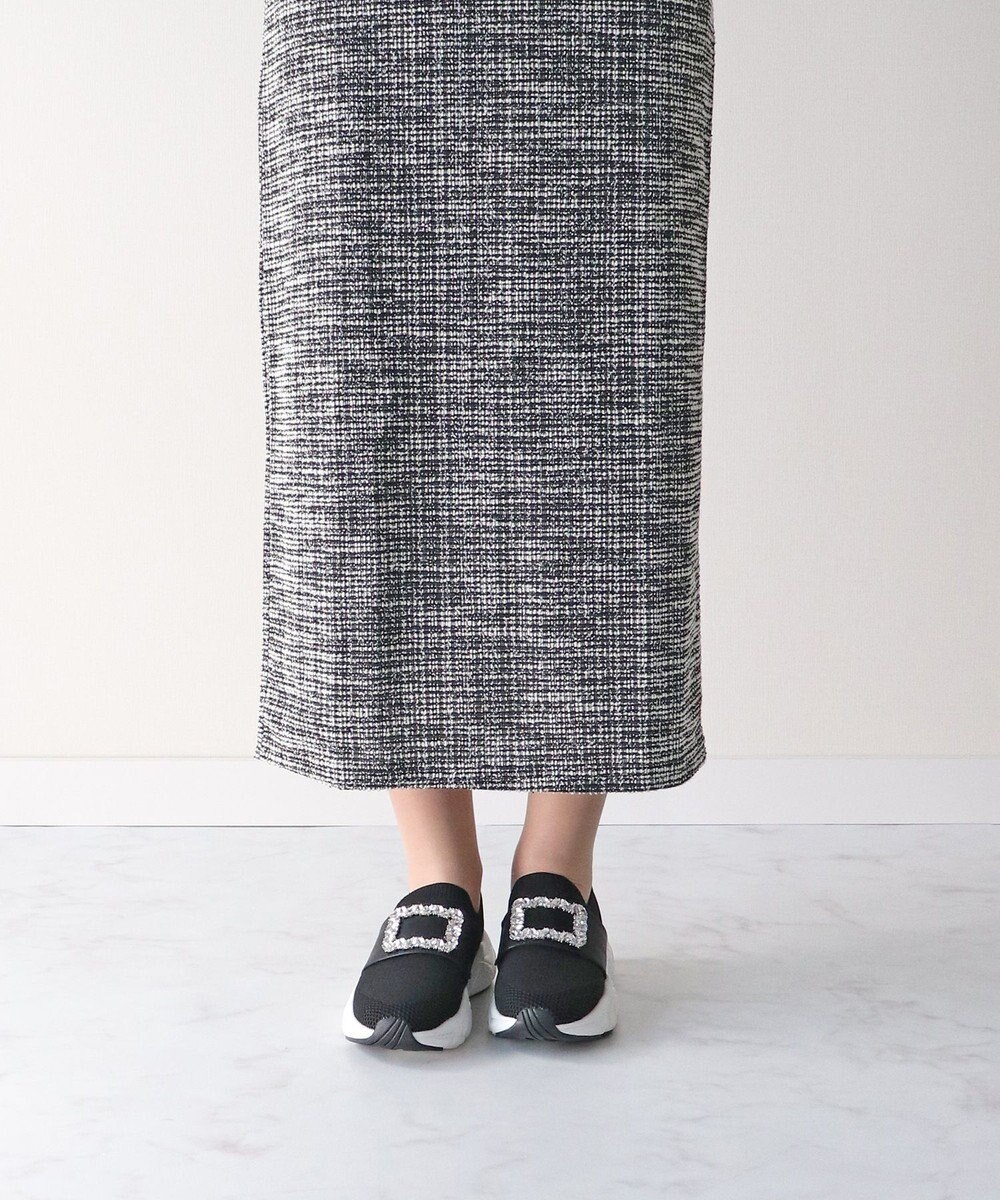 Bridget Birkin 【Bridget Birkin】ビジューバックルニットスニーカー 