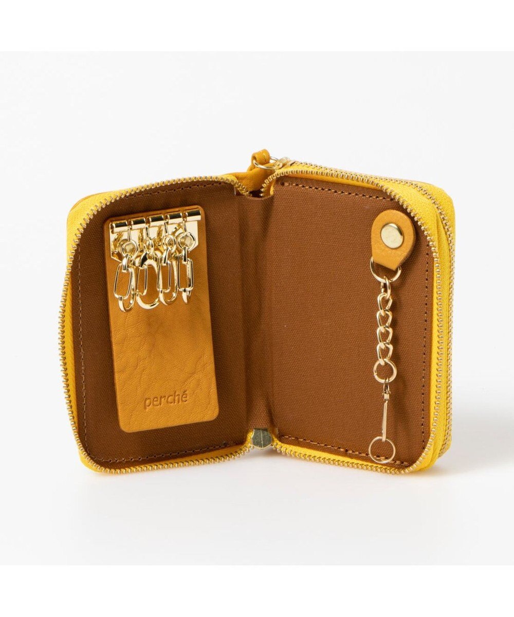 UNBILLION ペルケ perche / イタリアンレザー・ジャバラカードキーケース 