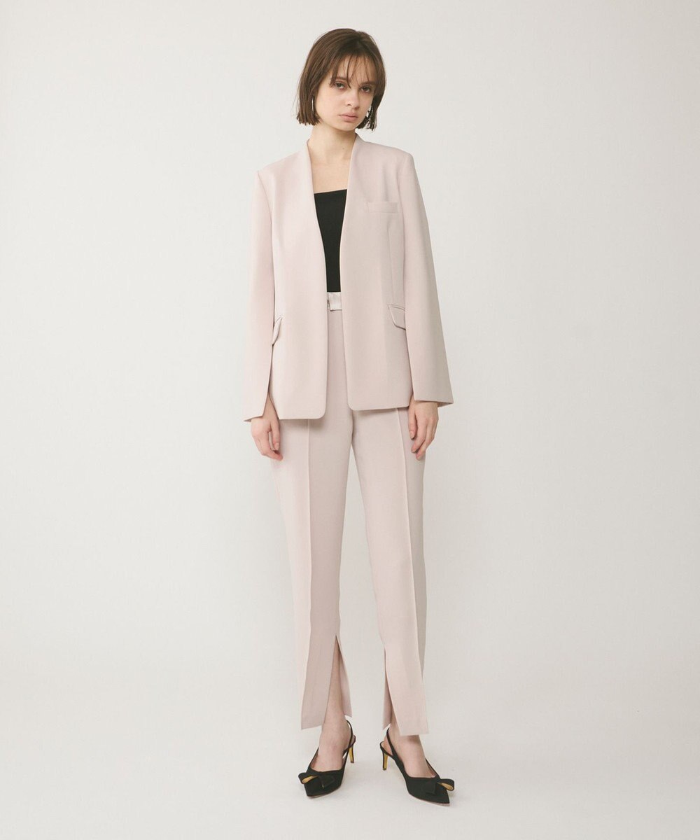 GRACE CONTINENTAL インサイドスリットスリムパンツ 