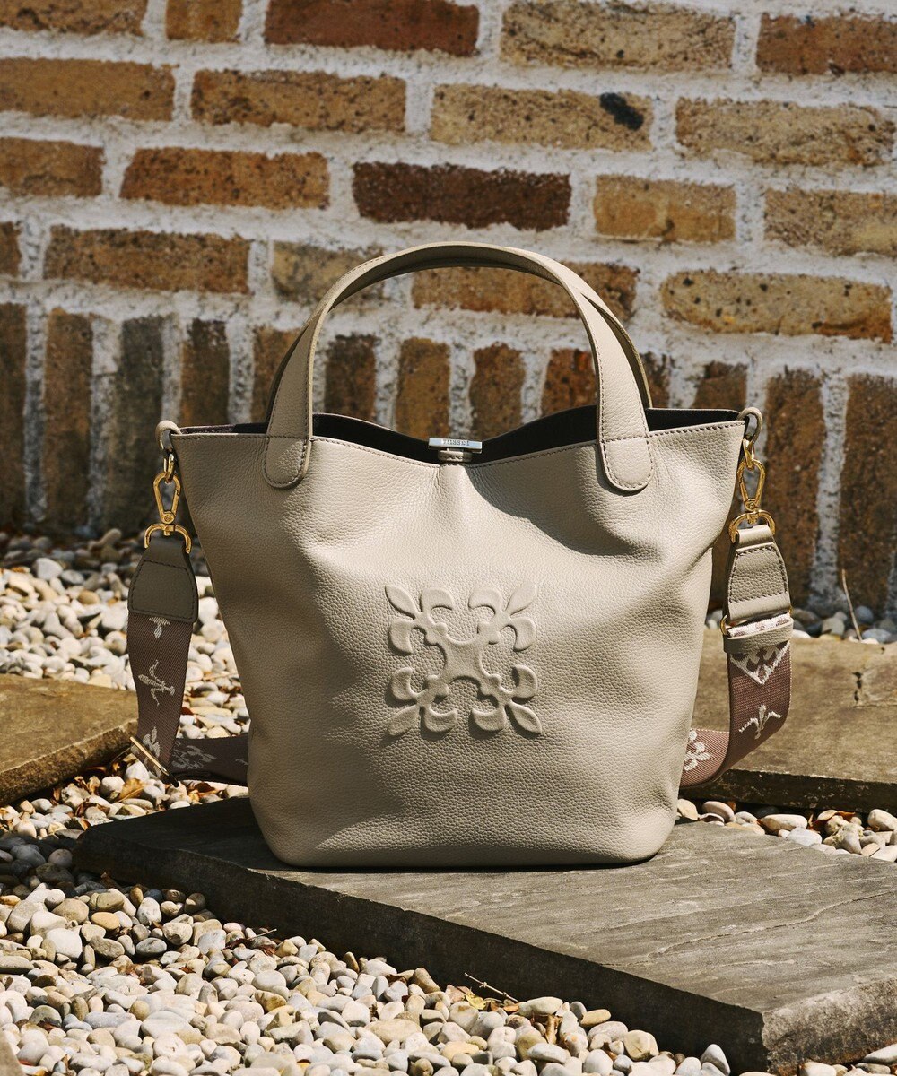 russet エンボスモノグラム2WAYタウントートバッグ(CE-1672-WEB) 