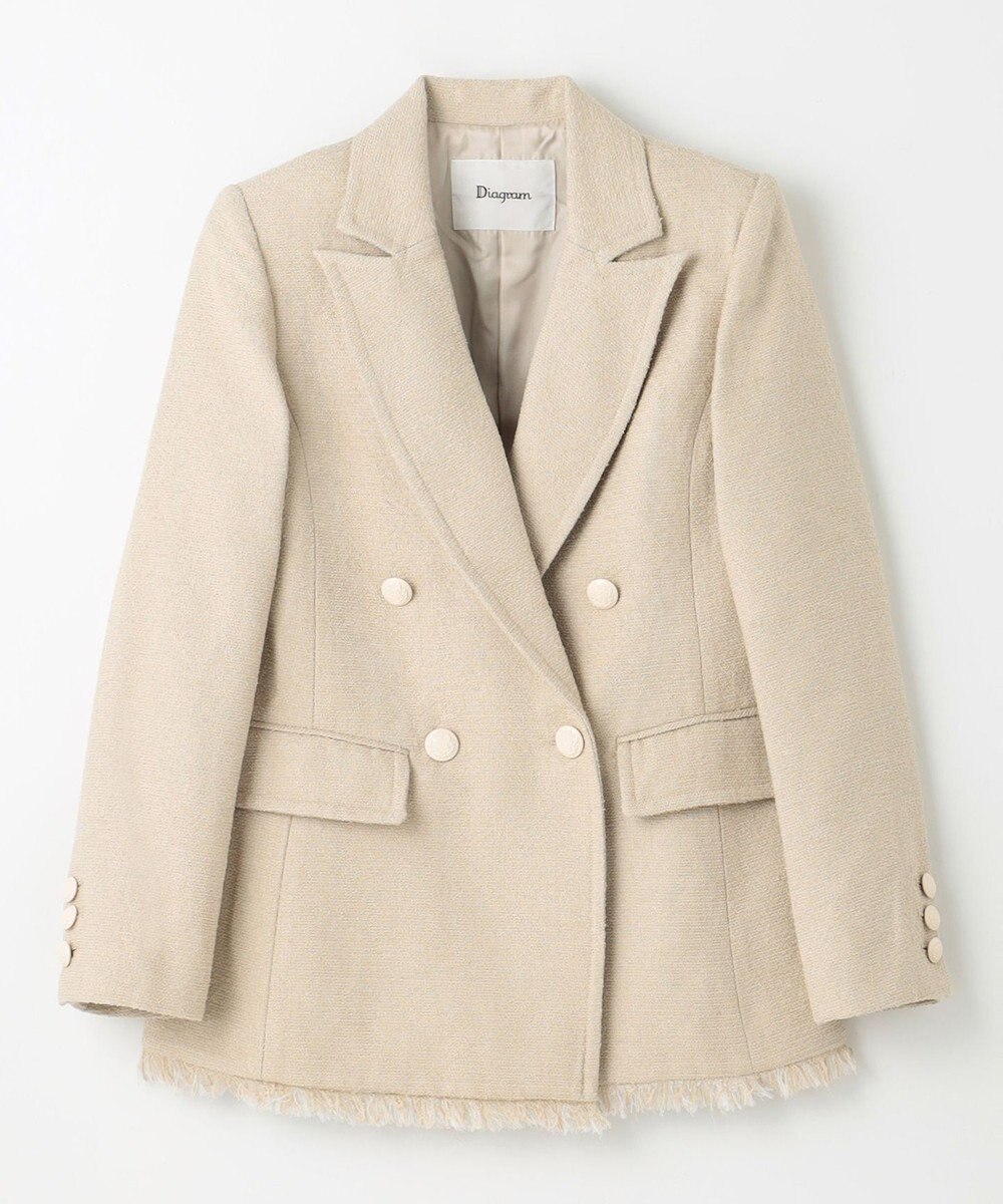 GRACE CONTINENTAL ツイードテーラージャケット 