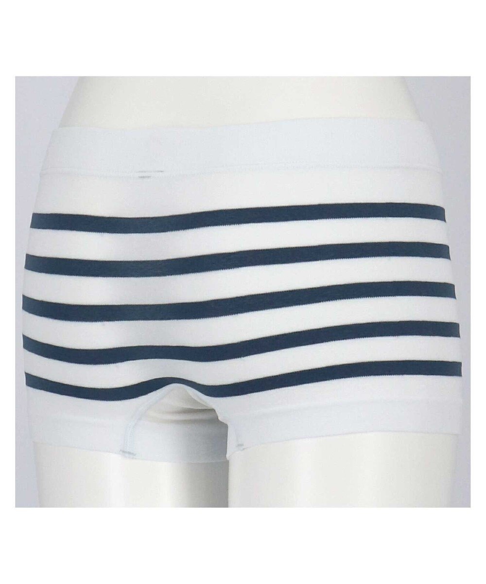 une nana cool S～LLまでワンサイズ設計 びよ～んと伸びるショーツ B4N ボーダー 