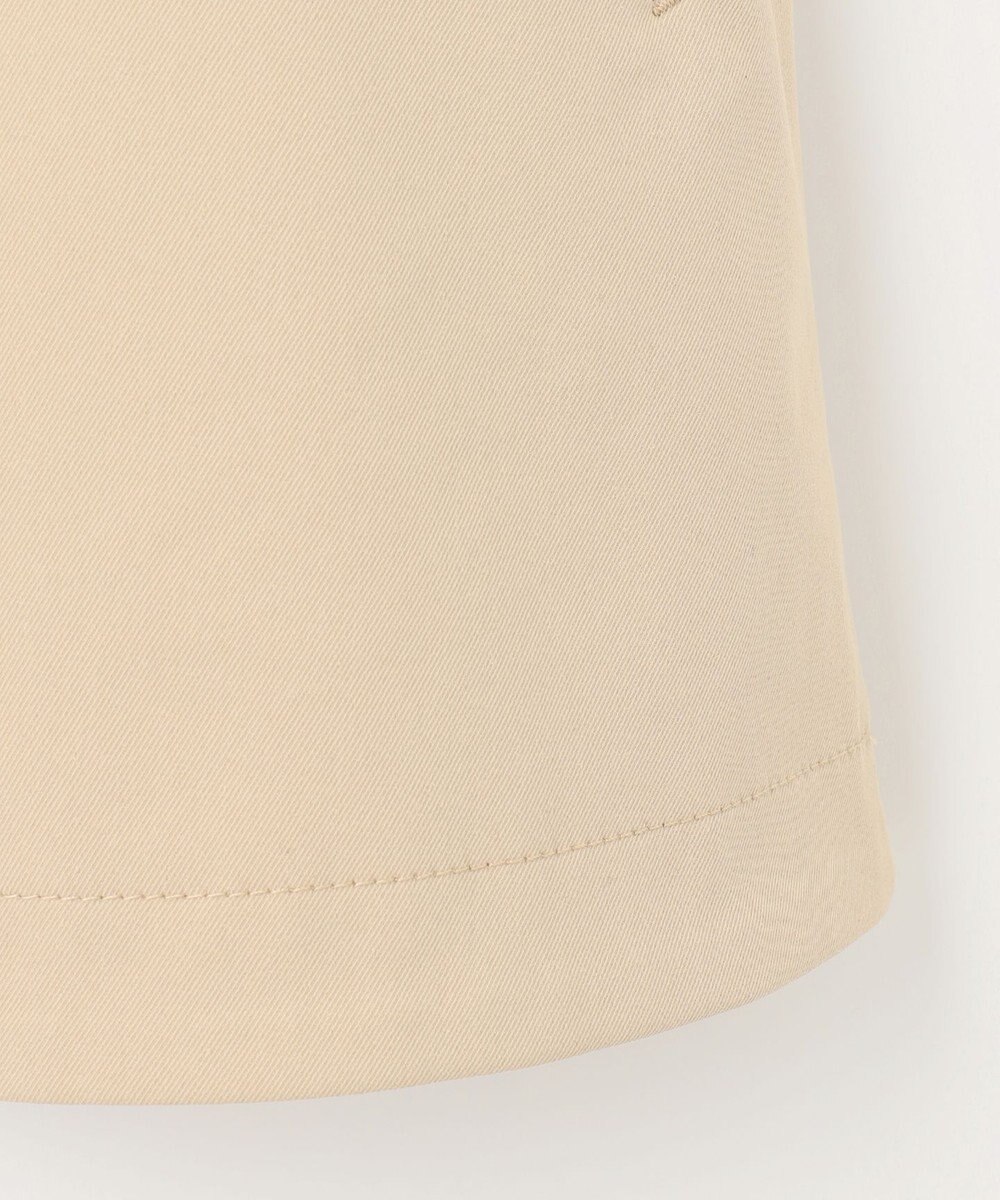 組曲 S コットンライクツイル ノーカラーショート丈コート 