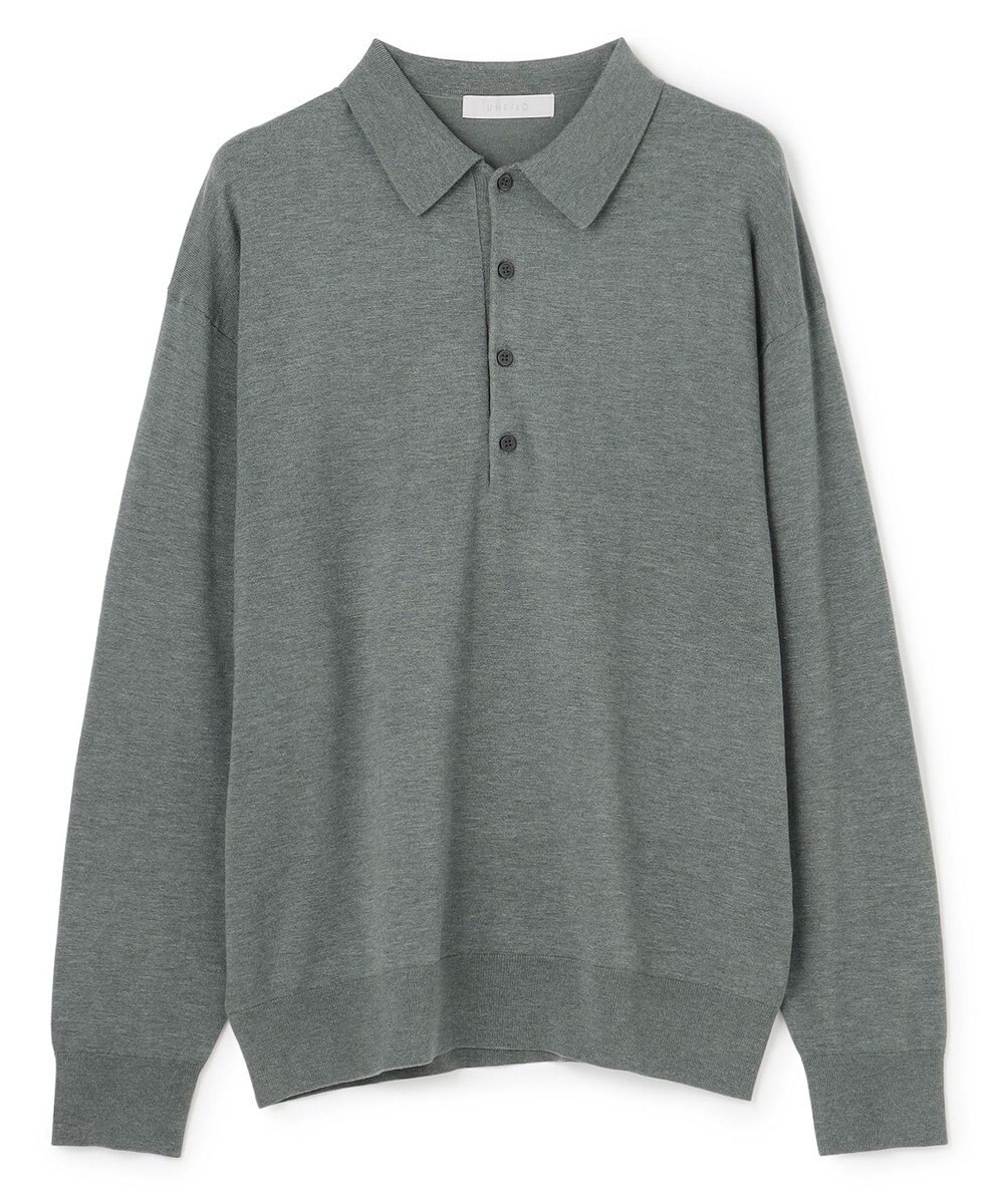 UNFILO MENS 【男女兼用】ソフトサーモ アンチピリングニット ポロ 