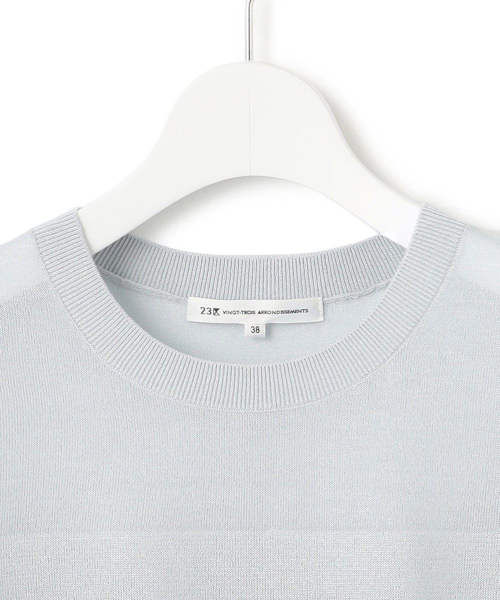 23区 【洗える】シャイニーシアー ドルマン ニット 