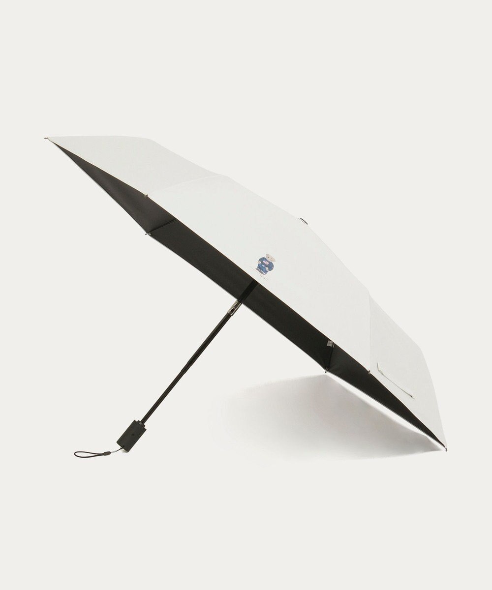 MOONBAT 【WEB限定/遮光率100%/遮熱/UV】POLO RALPH LAUREN（ポロ ラルフローレン）晴雨兼用日傘 ポロベア 無地 折りたたみ傘 自動開閉 