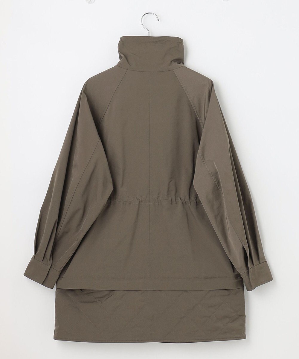自由区 L 【撥水加工/洗える】キルトコンビアウター 