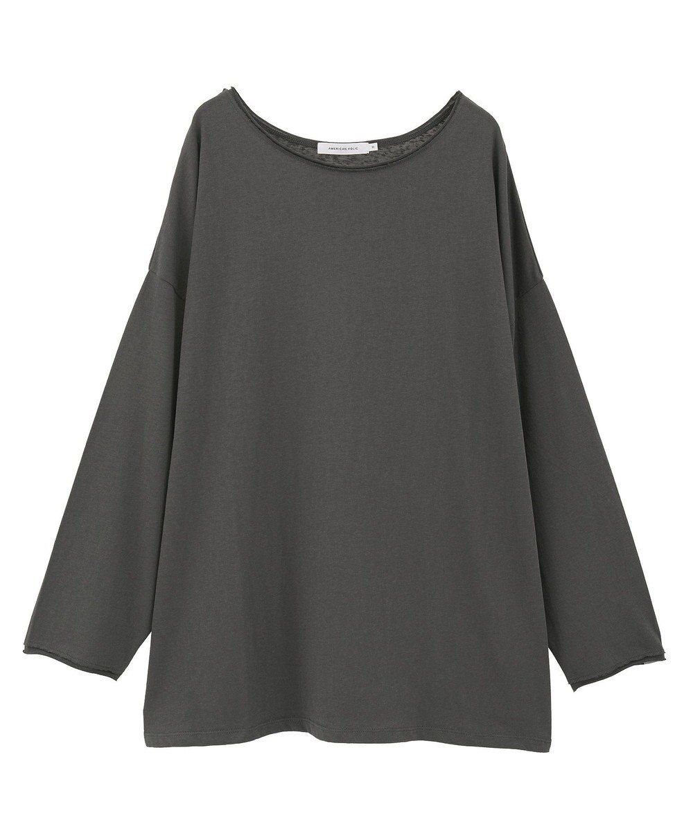 AMERICAN HOLIC スラブ天竺シアープルオーバー 