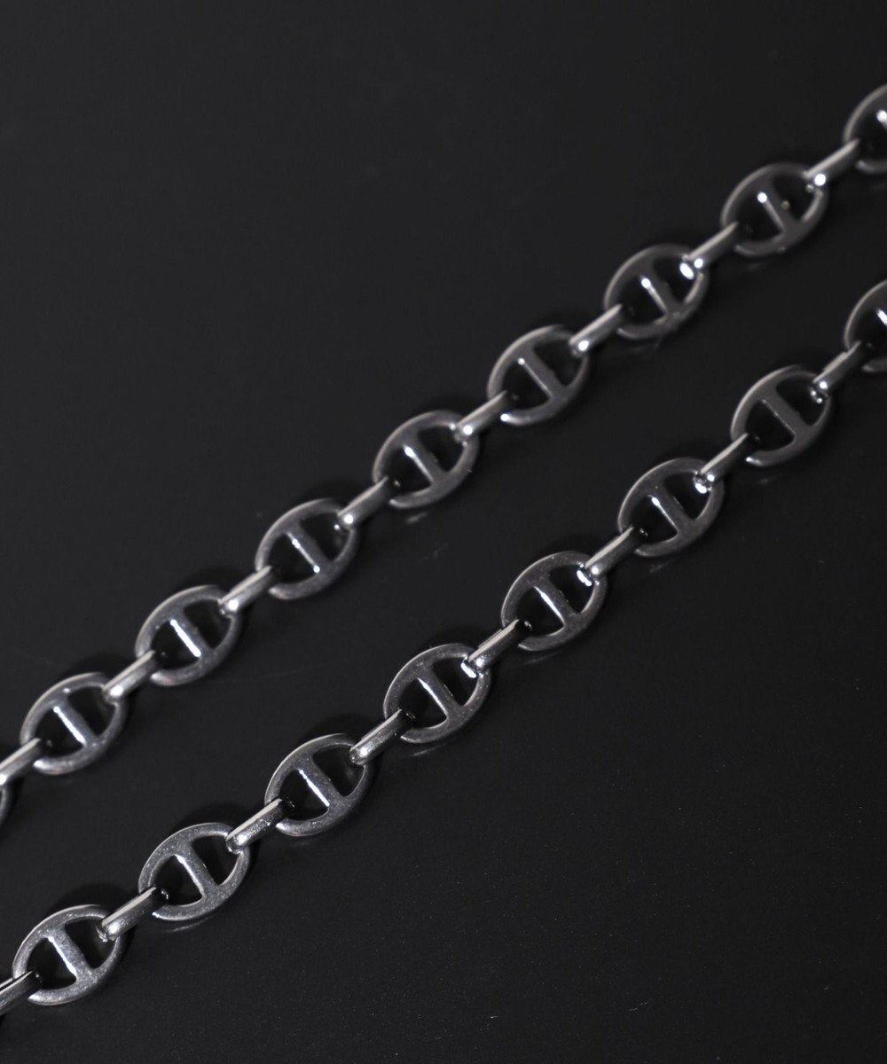 WEGO Mステンレスマンテルチェーンネックレス 