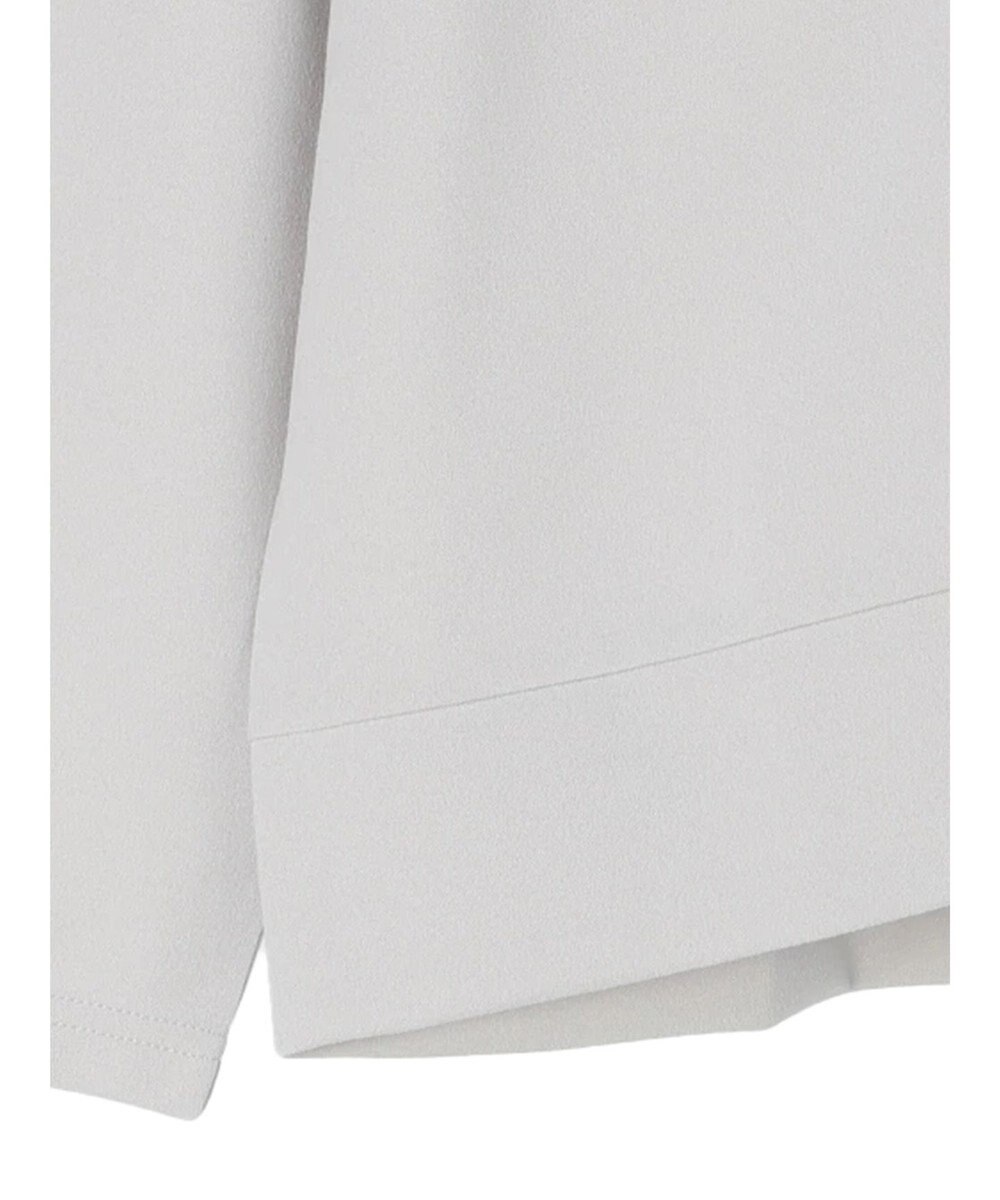 Green Parks カットジョーゼットドットボタンカーディガン 