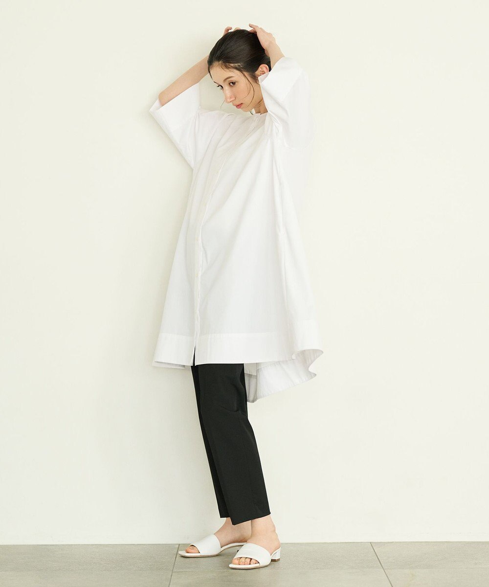 #Newans Aラインロングチュニック 