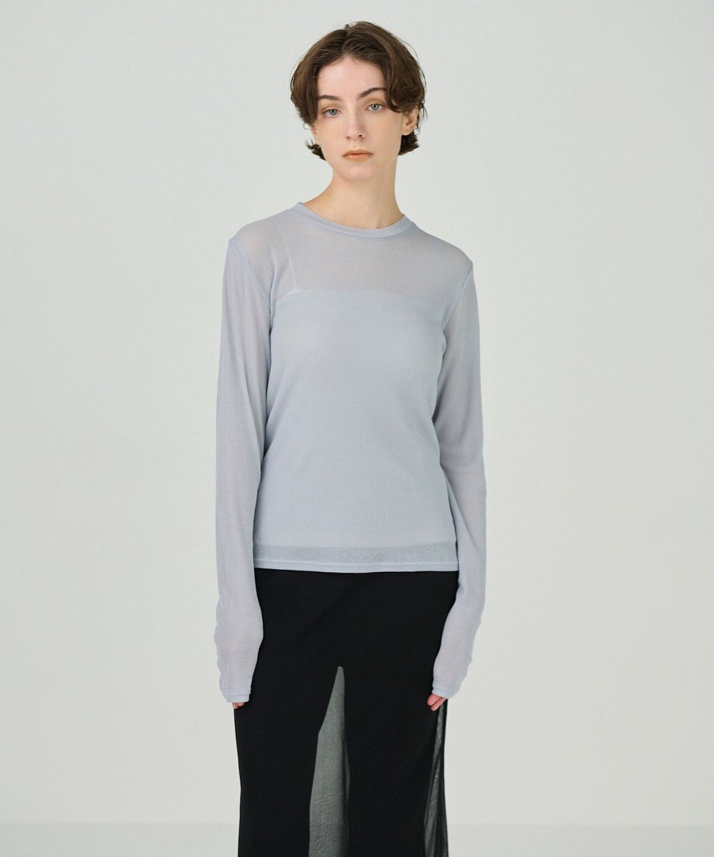 GRACE CONTINENTAL シアーテレコカットソー 