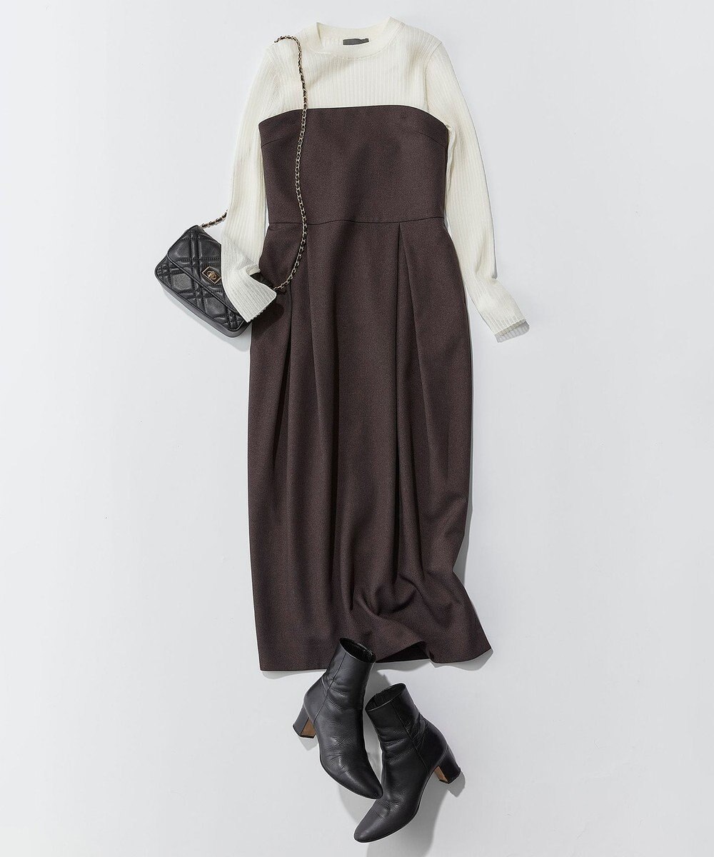 uncrave シアー リブ クルーネック ニット（uncrave STANDARD） 