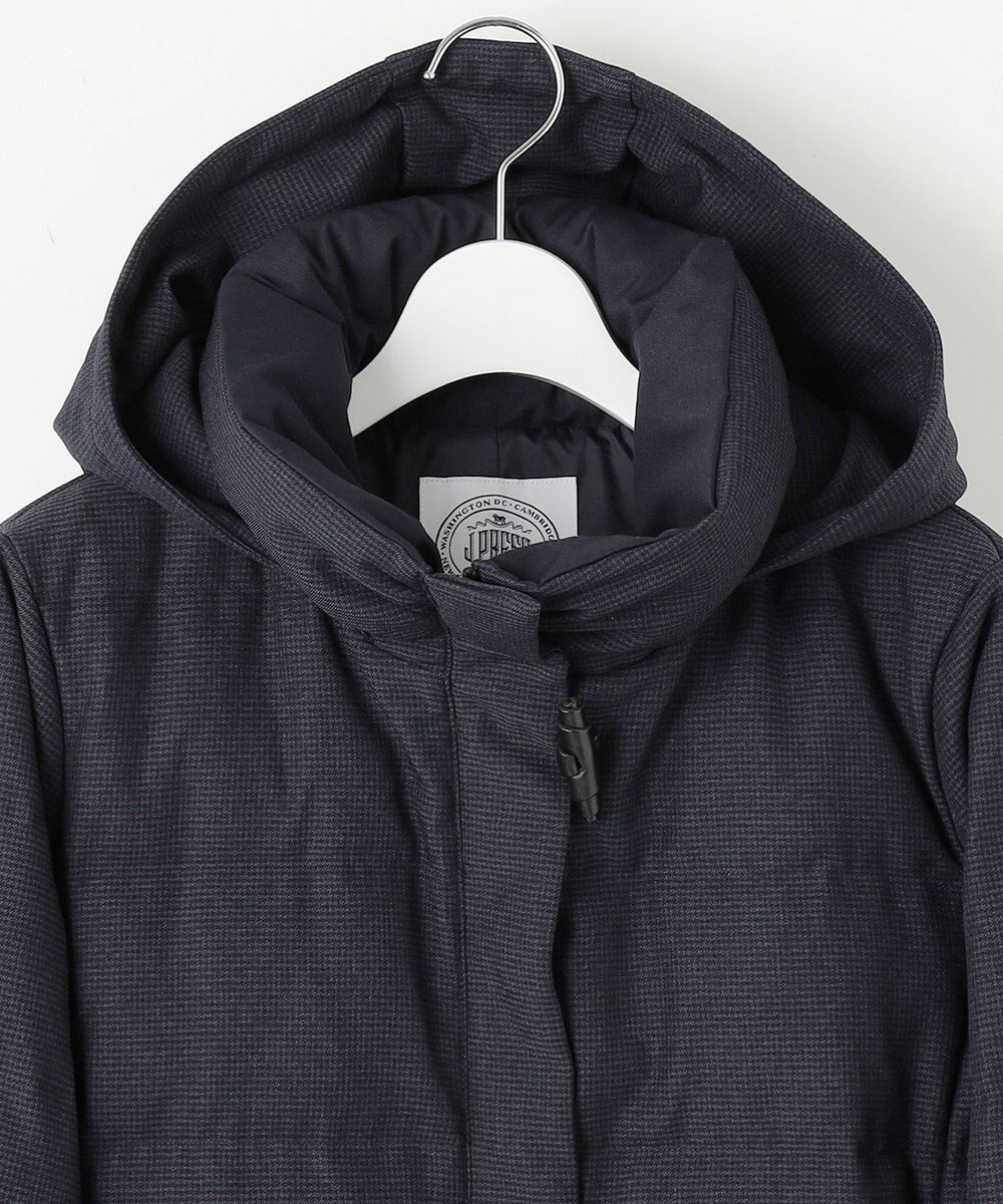 J.PRESS LADIES S 千鳥&グレンチェック ロング ダウン コート 